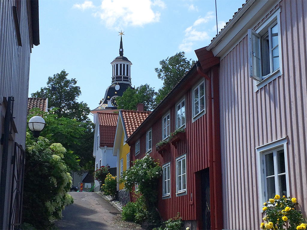 Sankta Gertruds kyrka - Västervik - Vy från Skolgatan